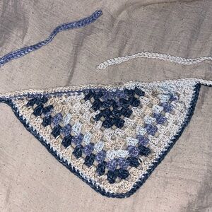 Crochet head bandana/ dog bandana